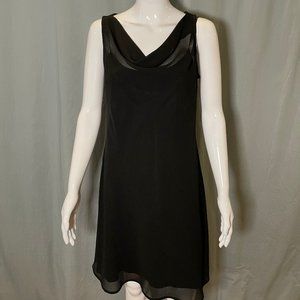 Vintage Mini Sheer Black Dress sz 10